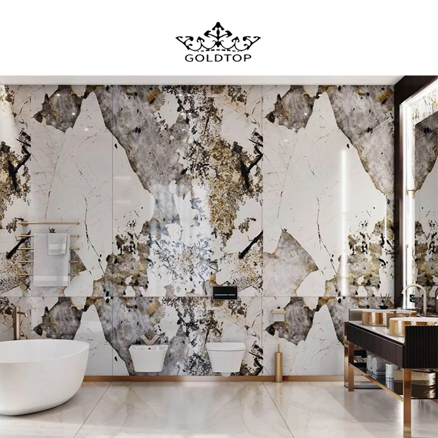 Bathroom Vanity Kitchen Cabinet Countertops Island Worktop Wall Panels Pandora Luxury Stone Natural Slab Marble Tiles