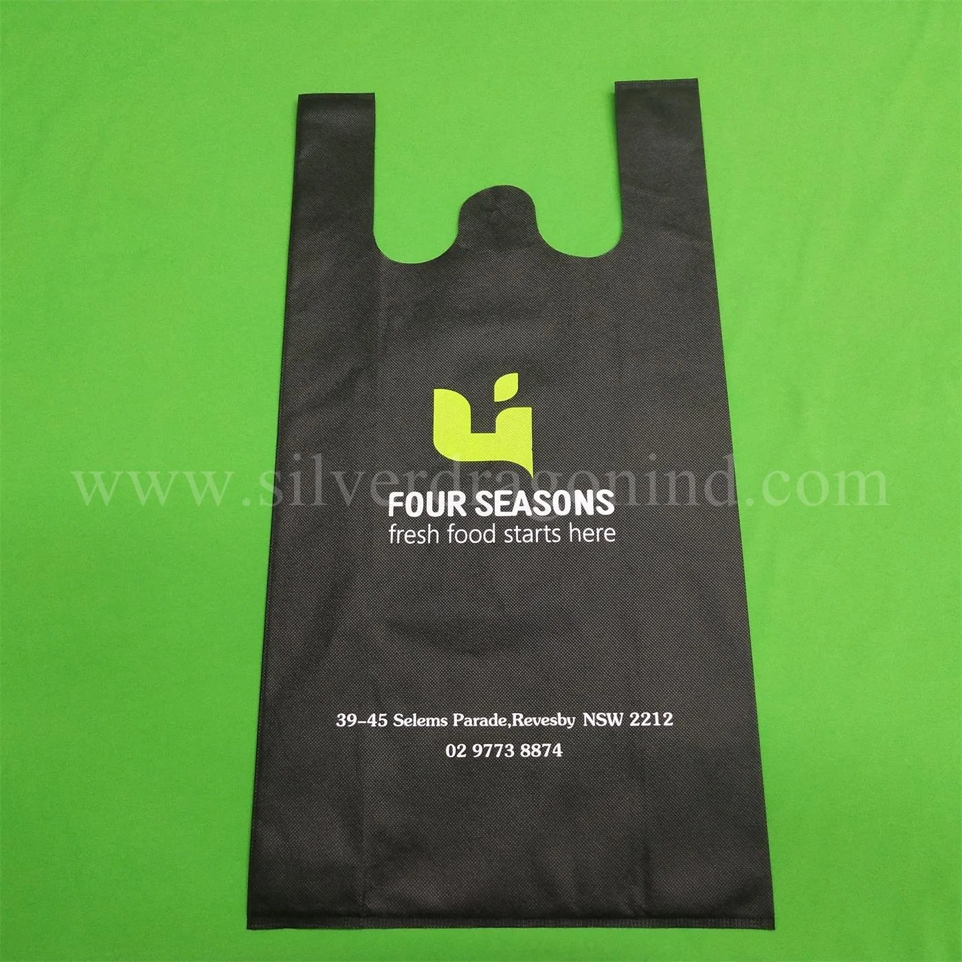 Custom Reusable Thicken Non-Woven Shopping Bags Carrier Bags