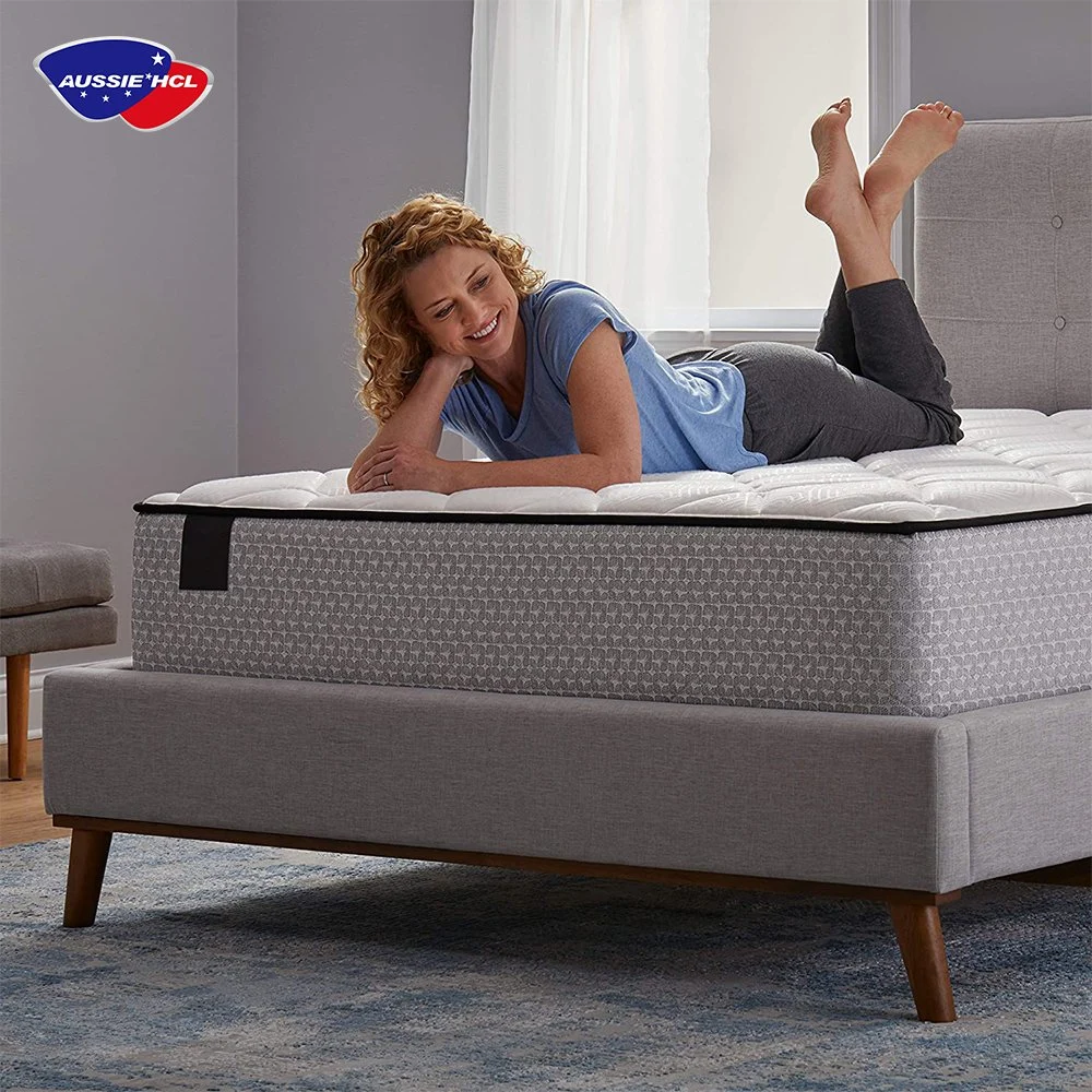 Los mejores colchones de la fábrica Roll Sleeping bien de la pulgada completa al por mayor King Double in a Box Gel Memory Foam Pocket Spring Colchón en una caja