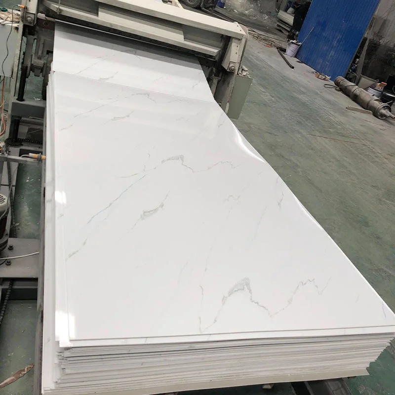 Factory Direct Sale Inventory 1220*2900*3mm PVC UV Marble Sheet