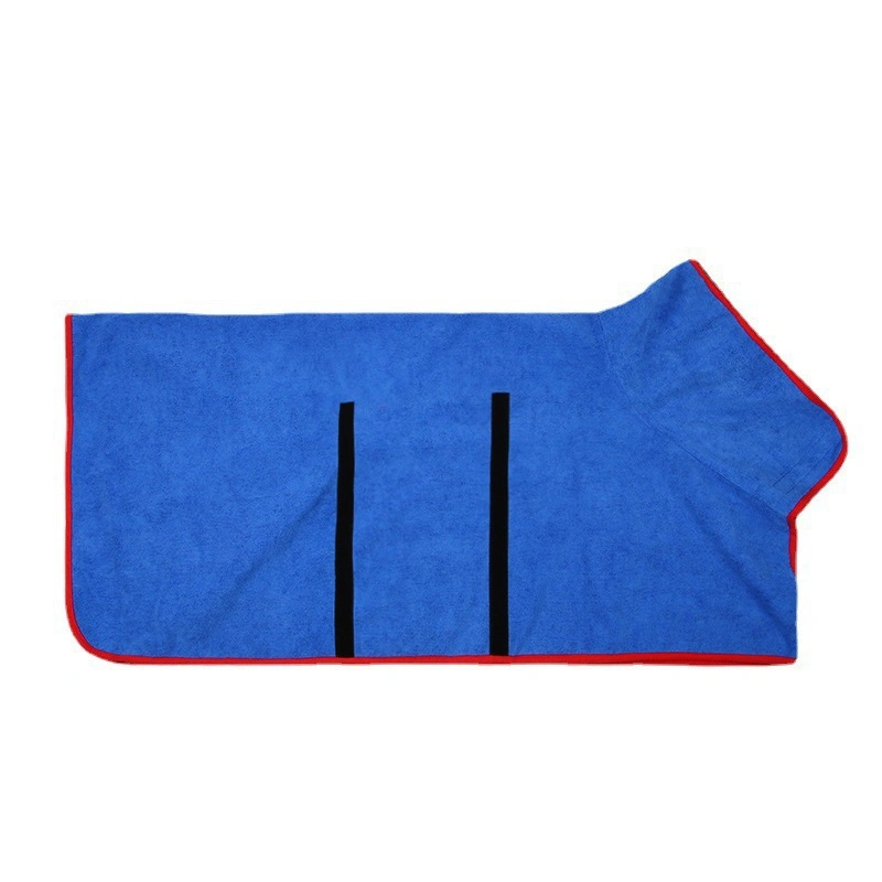 Dog Drying Coat Robe Towel Dog Bathrobe Absorb Moisture and Dry Pet Quickly Puppy Towelling Bathing Accessories