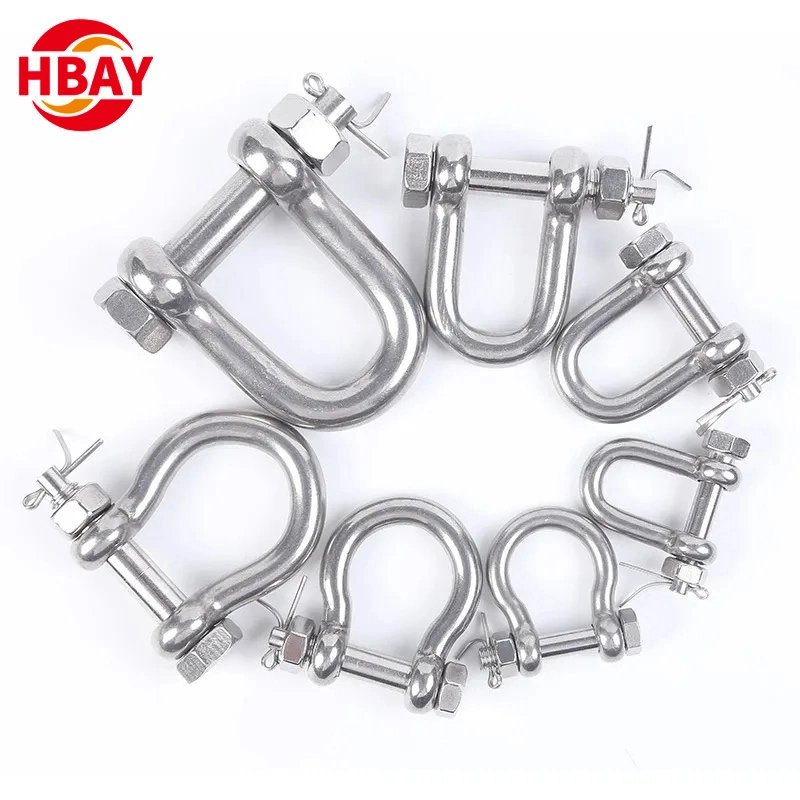 Wholesale/Supplier Low Price European Bow/D Shackle JIS D Shackle Long Rigging