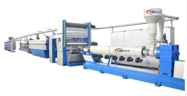 Polypropylene 450m/Min High Speed Flat Yarn Extruder Machine with Inverter Control Winder for Woven Sack Production Line