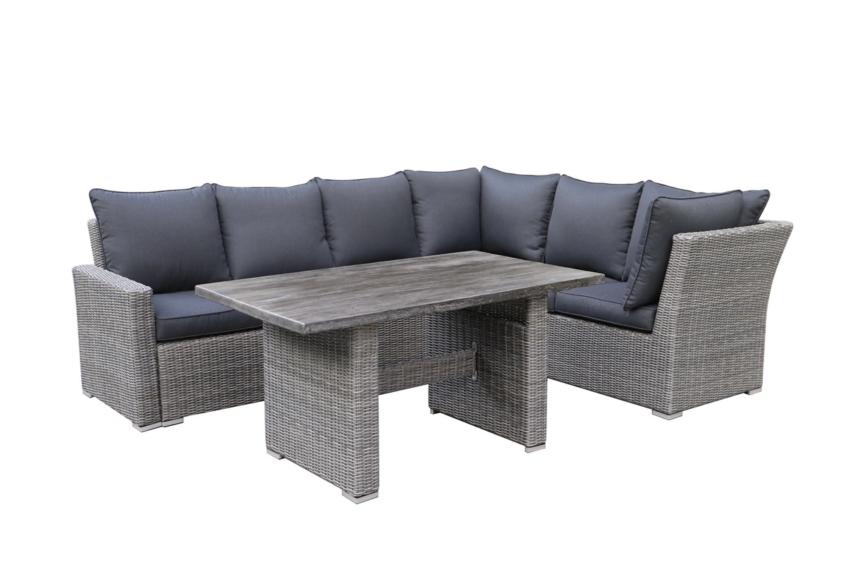 Classic Rattan Garden Furniture Patio Outdoor Dining Set Home Dining Sofa Set