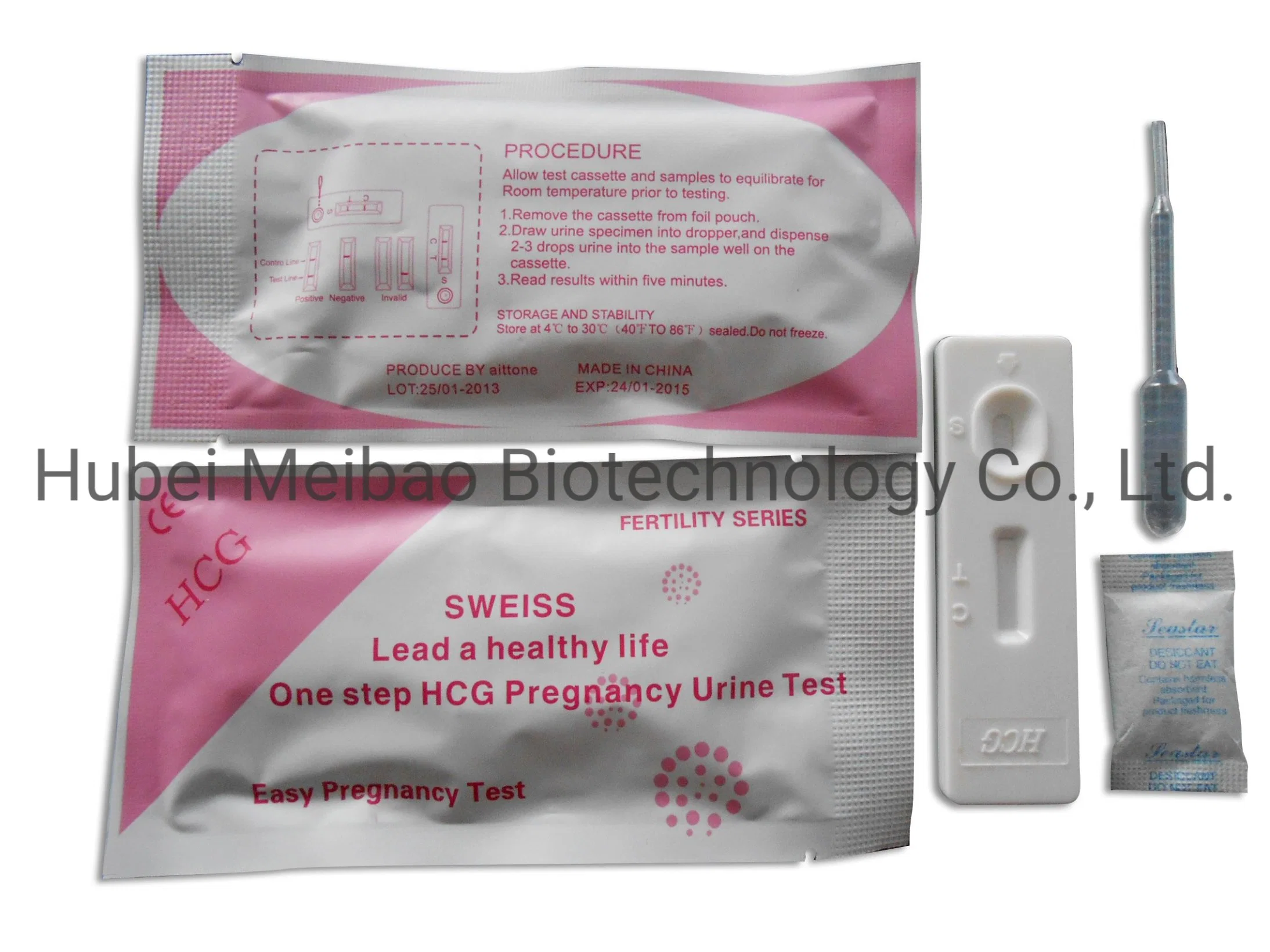 CE Certificated Medical HCG Pregnancy Test Kit