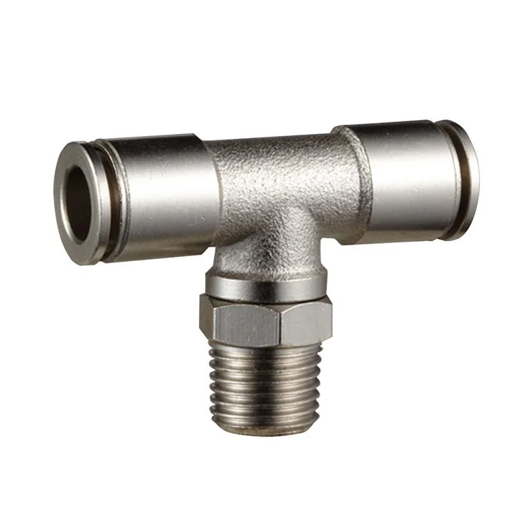 Thread Three Links Metal Stainless Steel Pipe Fitting Pneumatic Union Connector