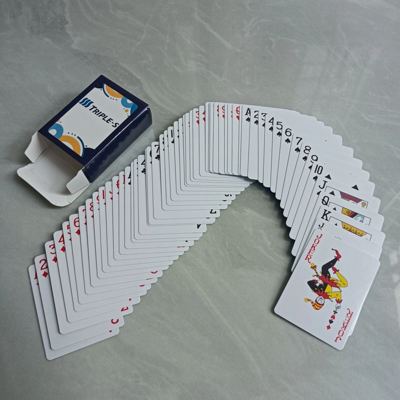 China Fabricante de impressão personalizado jogo de papel as cartas de jogar mini placa de póquer