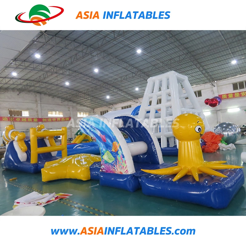 Amazing Fun Inflatable Water Obstacle Commercial Water Park Games