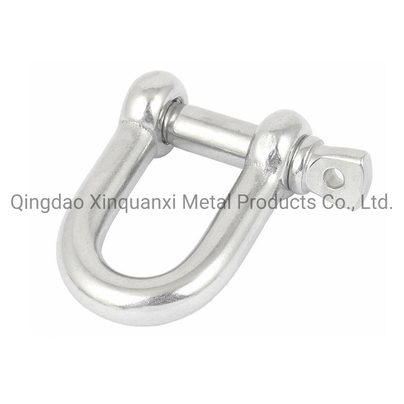 EU Type Stainless Steel 304 Large Bow Shackle Dee Shackle