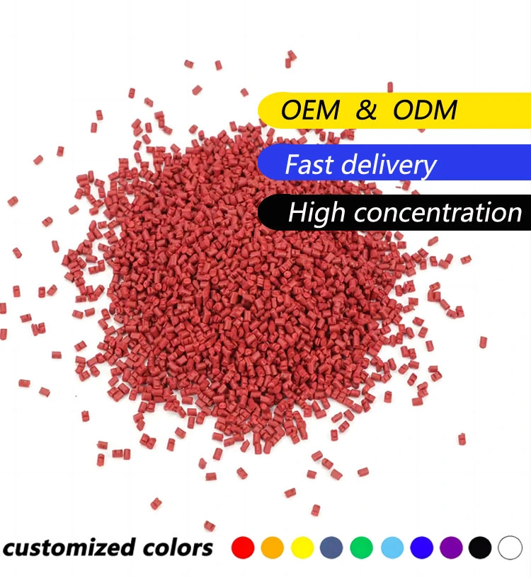 Red Masterbatch MSDS/ Color Rose Red Masterbatch Supplier