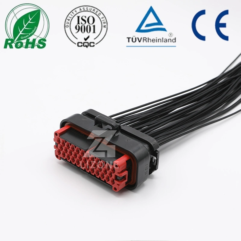 Fabricación Hecha 776163-1 35pin macho ingeniero automotriz cableado conector de la ECU Mazo de cables eléctricos