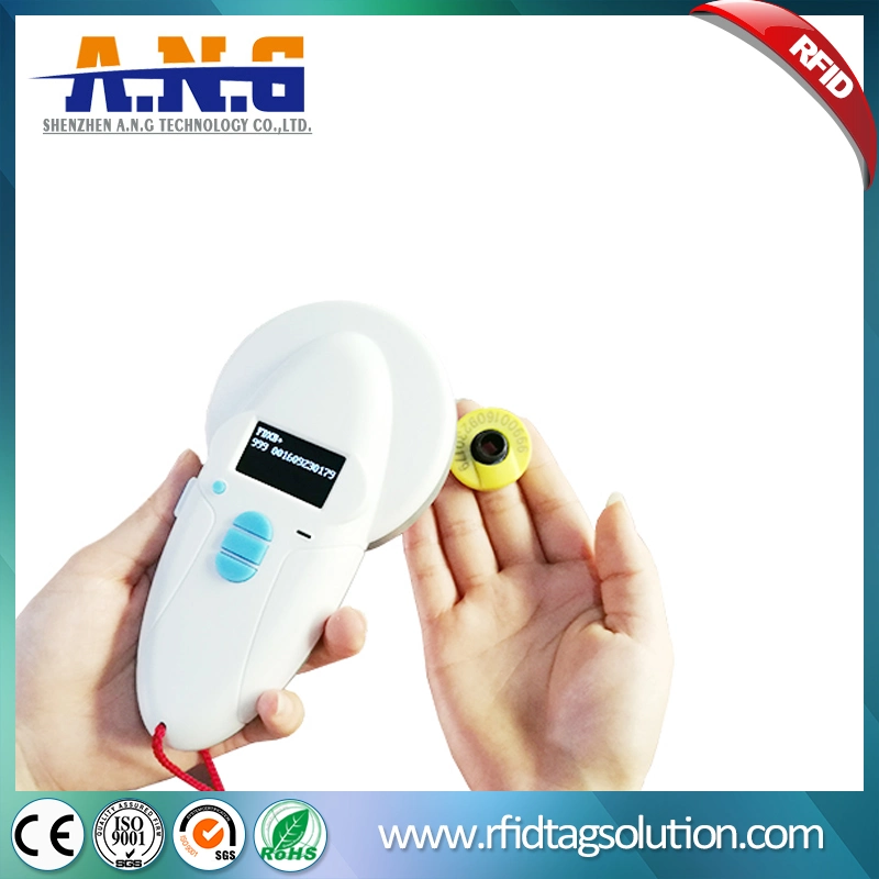 Bluetooth RFID Handheld Animal Tag Reader Fdx-B for Animal Tracking