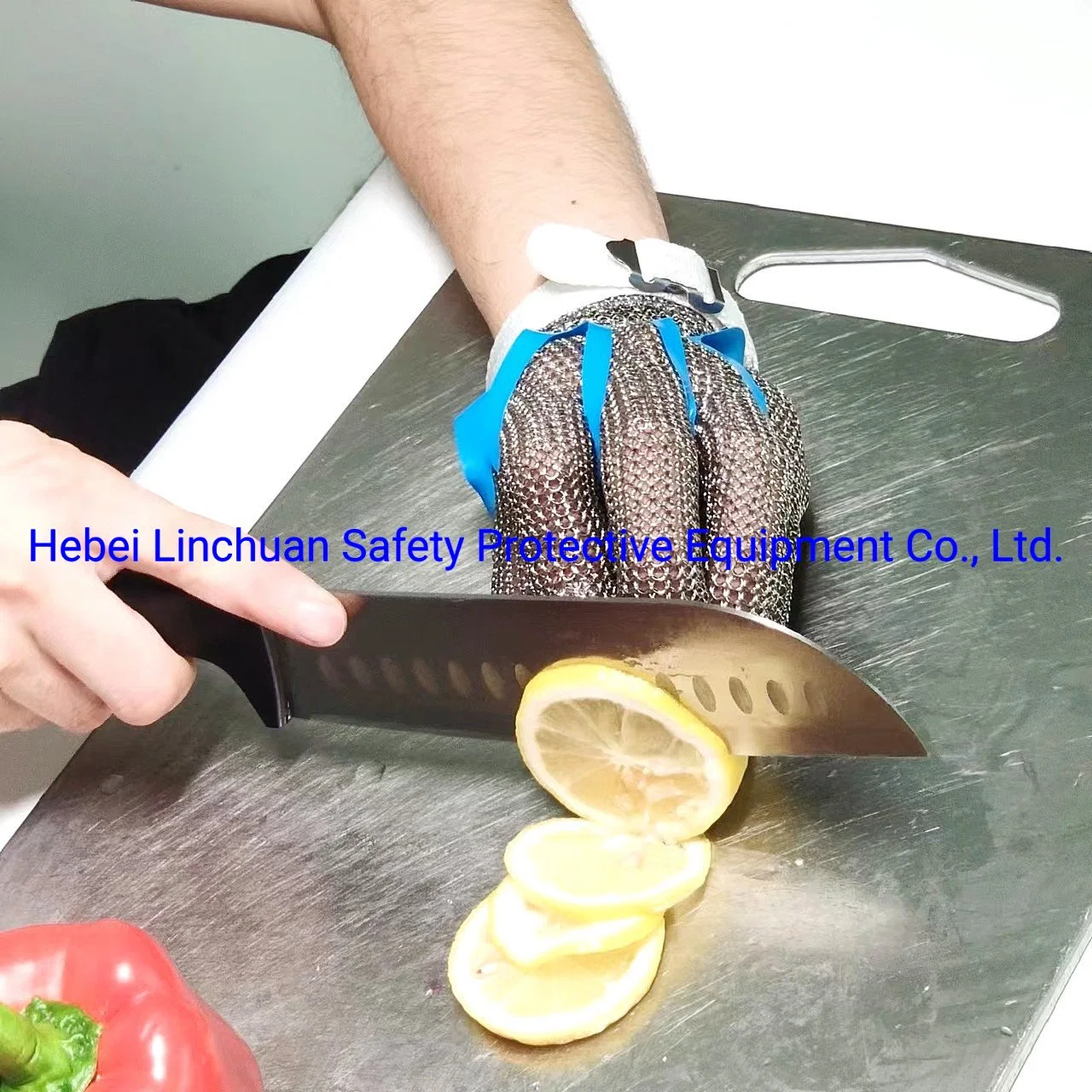 Safety Cut Proof Stab Resistant Stainless Steel Wire Metal Mesh Glove/Cut Protection Steel Glove Anti Cut Fabrics Food Work Cutting Meat Butcher Equipment