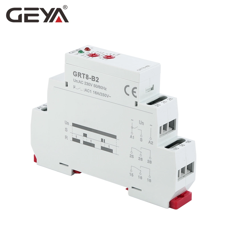 Temporisateur de mise sous tension du relais réglable 230 V Geya 12 V CC