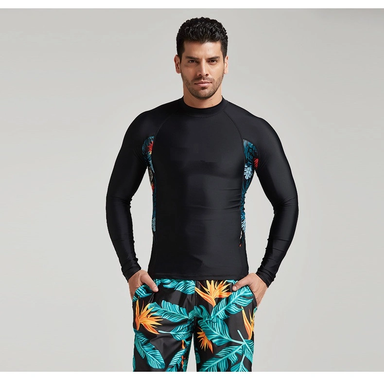 2019 Venta al por mayor ropa deportiva de manga larga de Lycra impresa personalizada Panel de la sublimación de la Guardia erupción