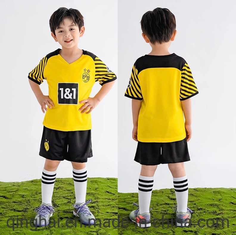 New Design 23 Children S Football Kit Boys and Girls Club World Cup Short Sleeve Messi Cristiano Ronaldo Jersey Can Print Number Football Jersey