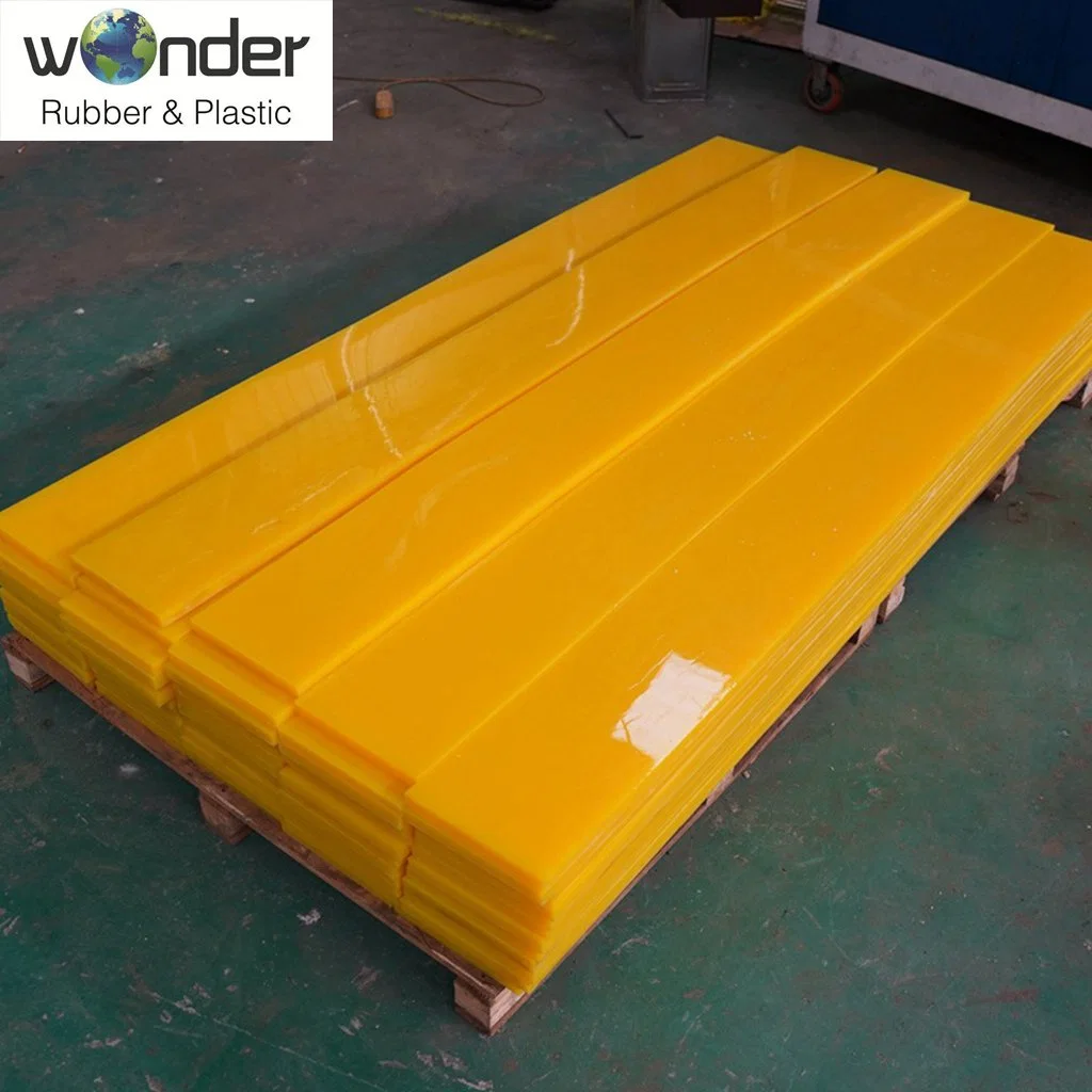 Yellow Translucent Polyurethane Sheet Wear-Resistance Polyurethane Board PU Sheet Rod