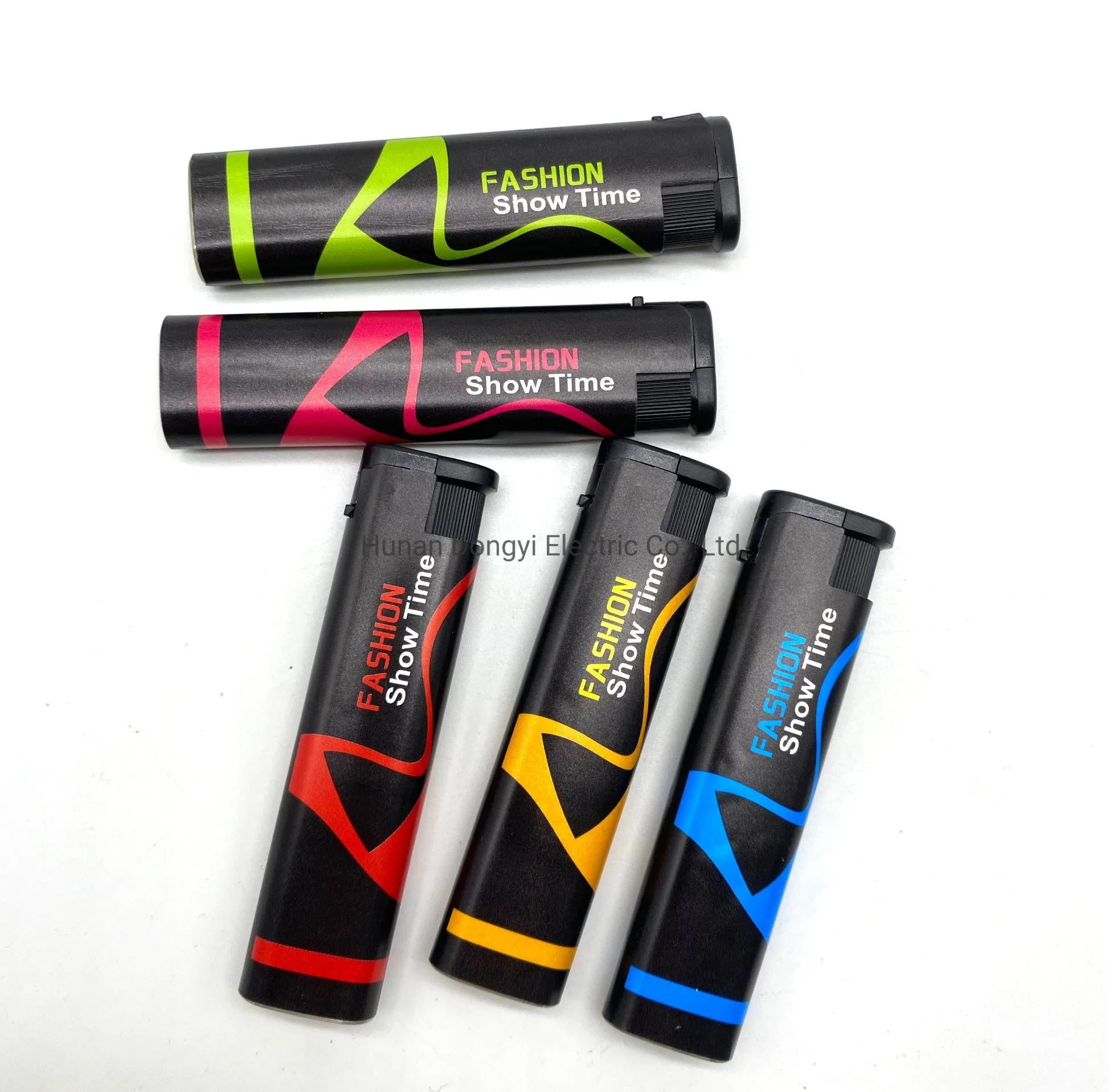 Factory Wrapped Sticker Item of Cheap Electric Disposable Lighter for Souvenir Gift