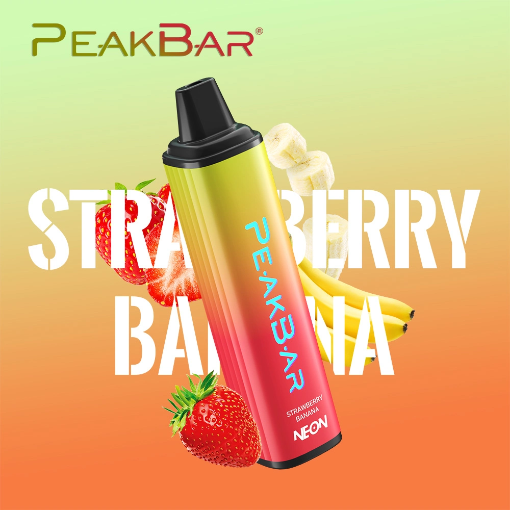 США Горячая продажа Peakbar Neon 6000puffs Электронный сигарет Оптовая торговля I Манжеты Vape Pen