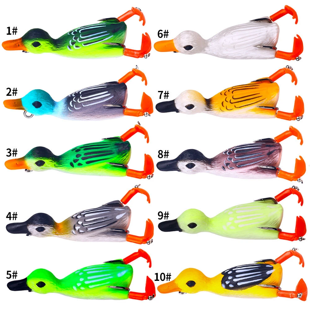 8cm 9.5g Floating/Topwater Soft Duck Fishing Bait