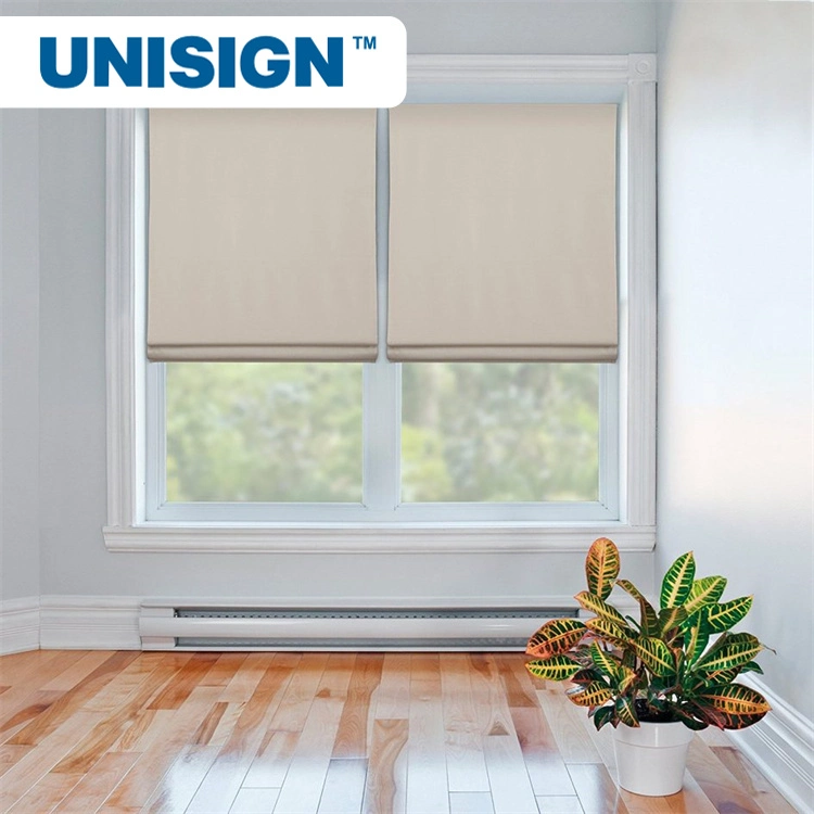 440G Blanco vertical ciega 100% ventana de cortinas de cortinas de cortinas de Blackout