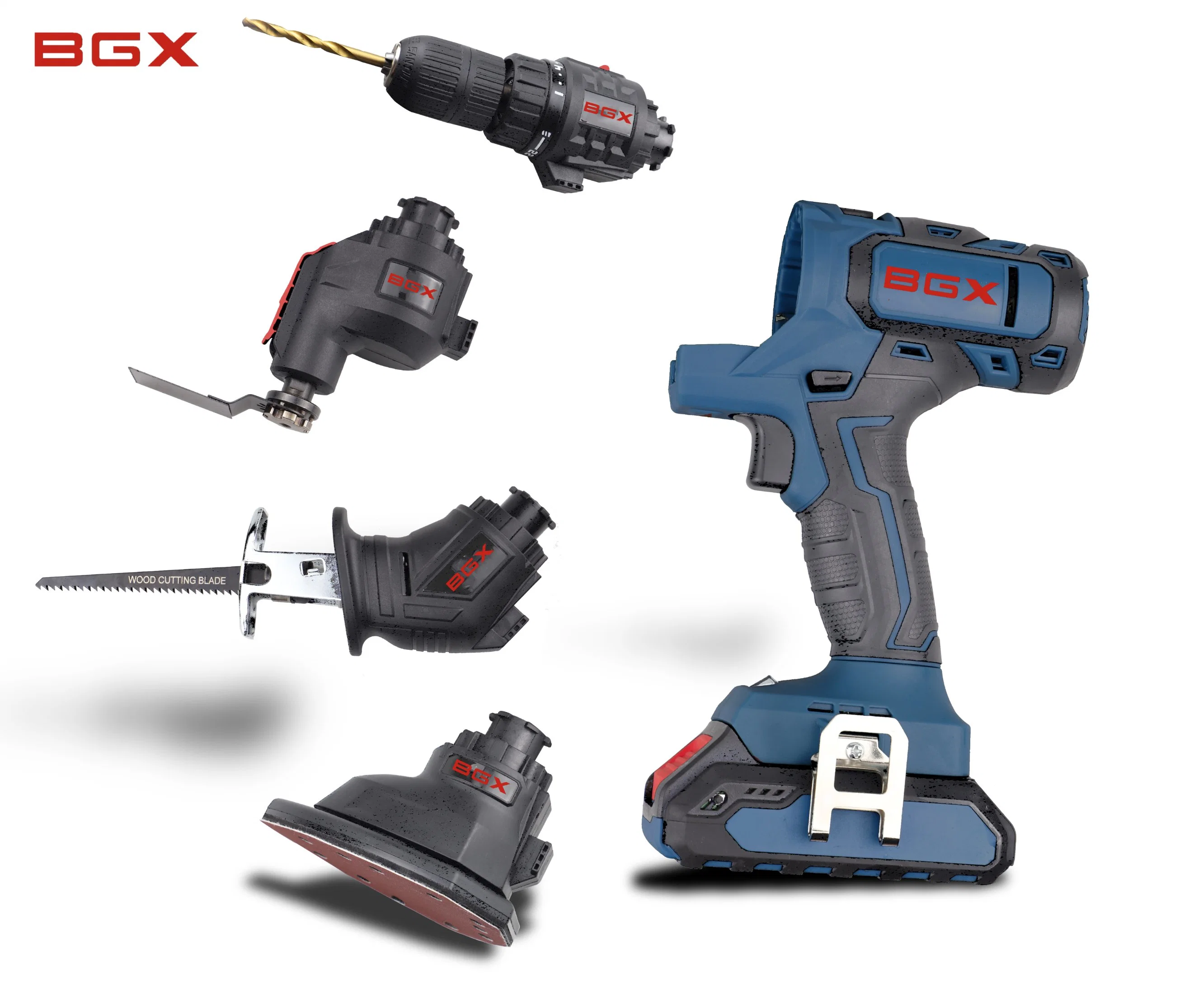 BGX 20V Li-ion Cordless 4 in 1 Electric Power Tools With Multifunction