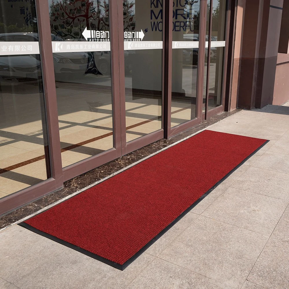 Doppelt geripptes PVC Polyester kommerzieller Eingang/Tür Bodenmattierung Hall Teppich