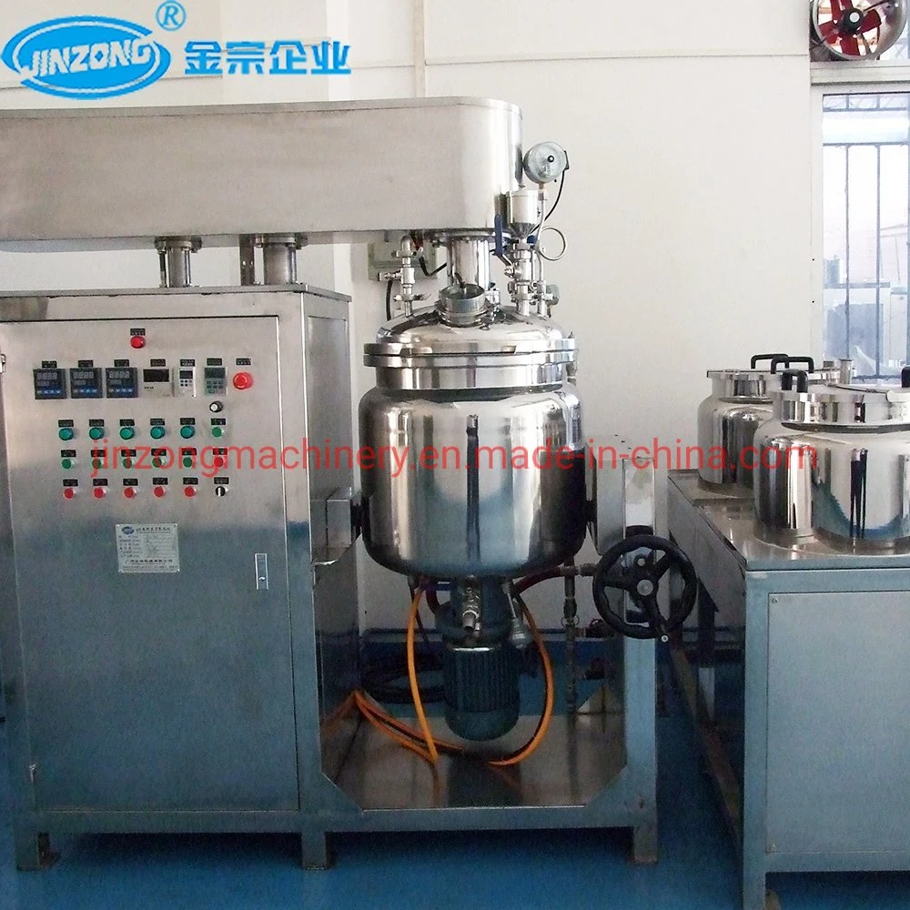 Industrie des boissons alimentaires Jrx Jinzong réservoirs de mélange de vapeur Pression hydraulique de chauffage d'homogénéisation émulsifiant homogénéisation vide