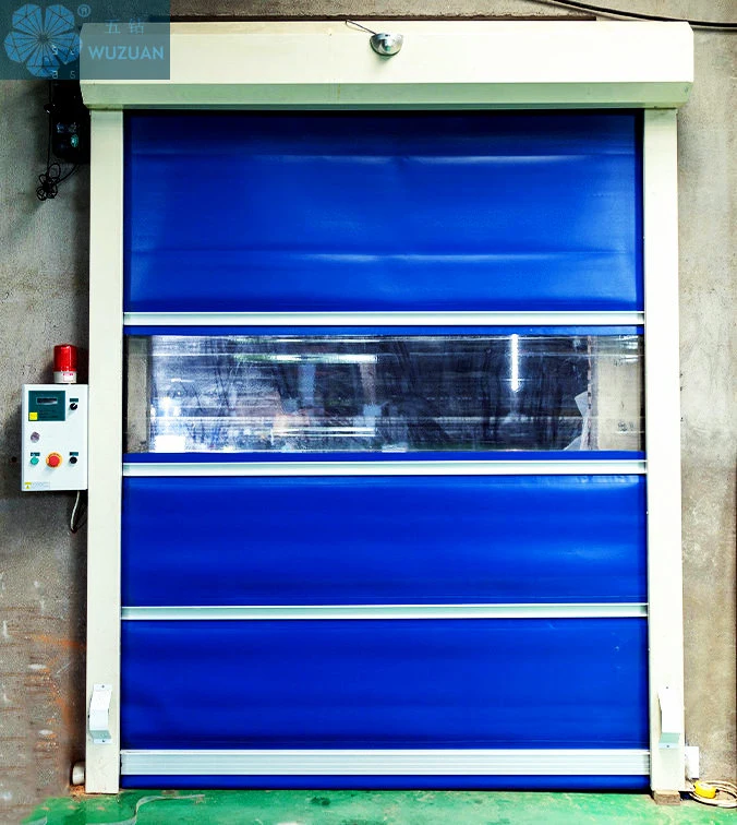 High Speed 1.2mm PVC Window 0.75kw Roller Shutter Doors