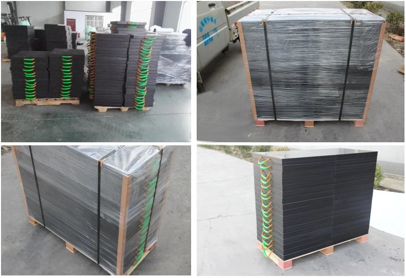 UHMWPE Crane Outrigger Pad / Polyethylene Crane Mat / HDPE Blocks