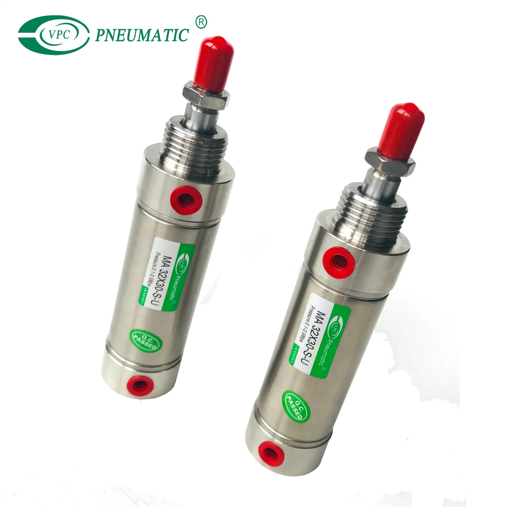 32mm Bore Stainless Steel Round Pneumatic Cylinders for Food Industry