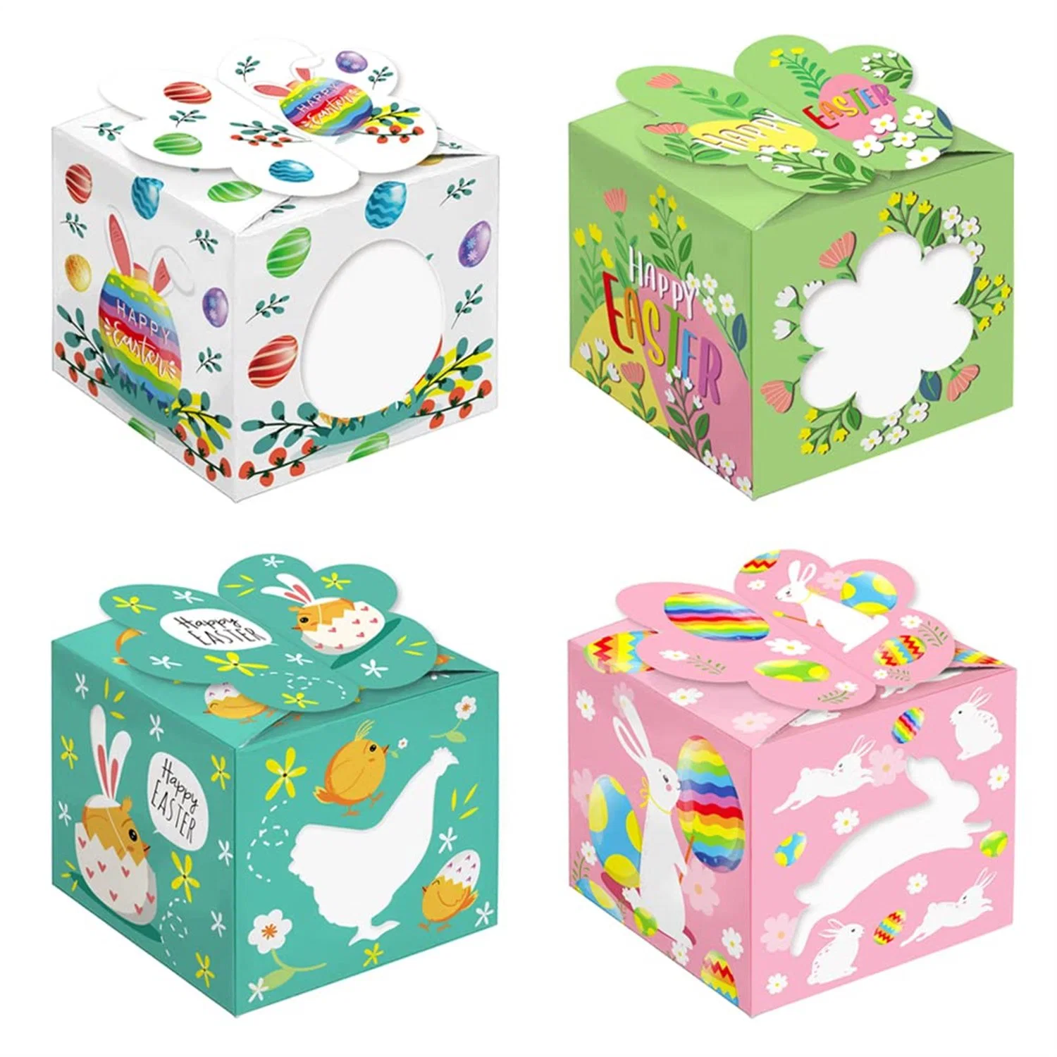 Caixas de pastelaria do Festival usadas em padaria caixa de sobremesas coloridas para Oferta de uma caixa de oferta de amor para o presente de festa do dia dos Namorados Packagin
