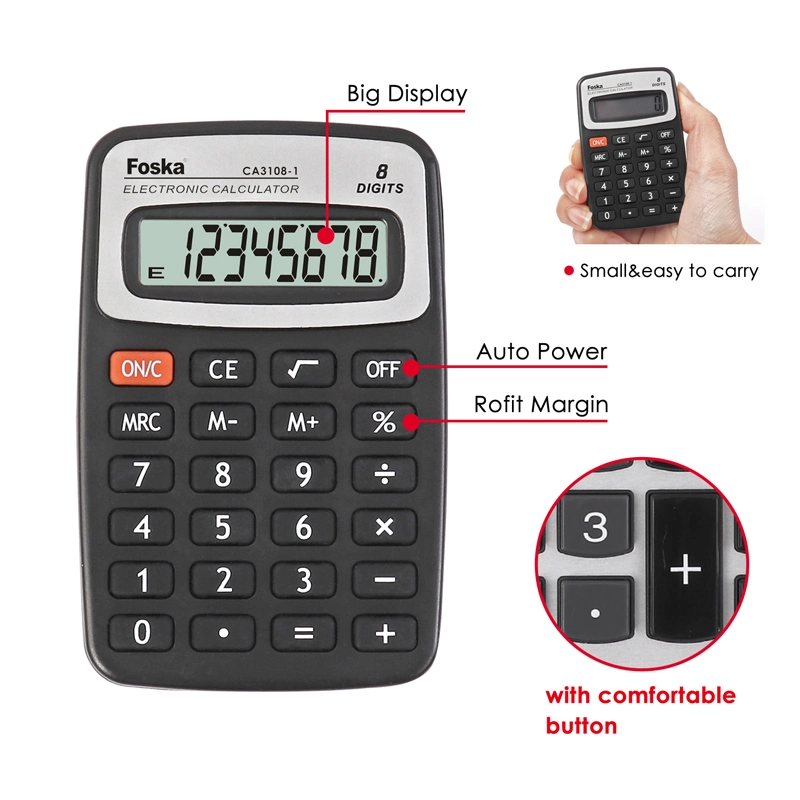 Briefpapier Office 8 Digit Promotion Pocket Calculator