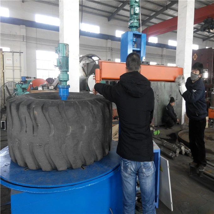 Overseas Third-Party Support Available Tire Recycling Line/Used Tire Shredder Machine