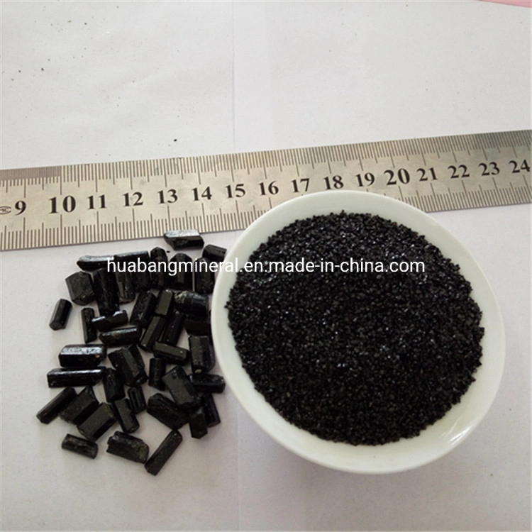 China Black Tourmaline Rough Apyrite Rubelite Tourmaline Powder Crystals