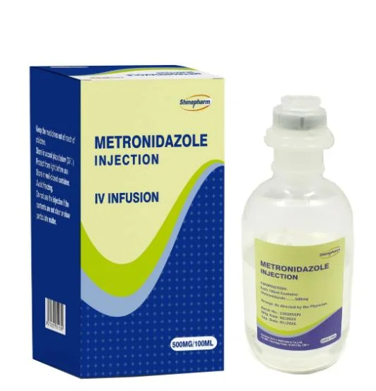 Metronidazol inyectable 500mg 100ml Antibacteriano farmacéutico