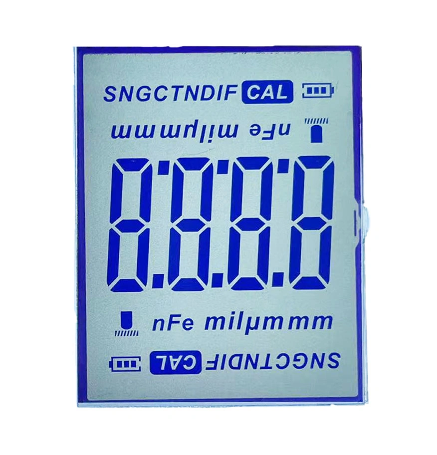 Affichage monochrome du compteur LCD personnalisé Transflective FSTN Stn à 12 heures.