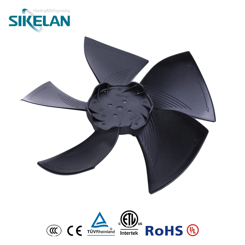 Custom AC Electric Motor Cooling Parts 5 Plastic Fan Impeller Blade