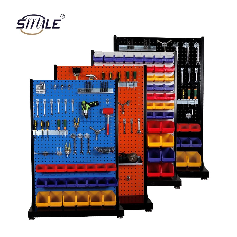 Ferramenta de hardware de oficina do organizador de apresentação de parede do quadro de fixação Display plástico de parede Placa de fixação metálica