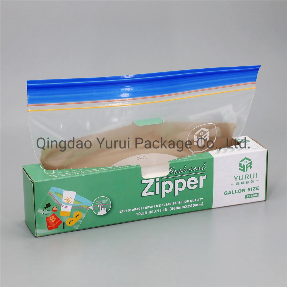 Reusable Food Freezer Ziplock Plastic Bag Zipper Slider Zip Lock Bags Pouch for Food Packaging