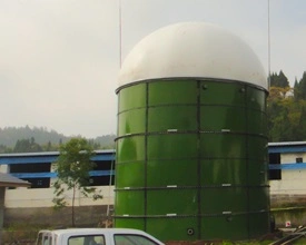 L'acier émaillé le biogaz réacteur anaérobie/autoclave/fermenteur/producteur plante