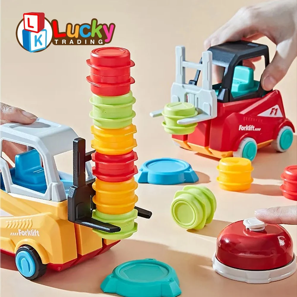 Forklift Frenzy 2-Player Stack & Matching Skill Game