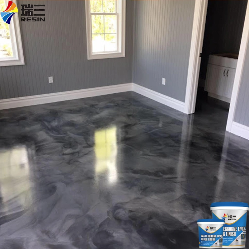 Metallic Epoxy Floor Coating on Ceramic Floors