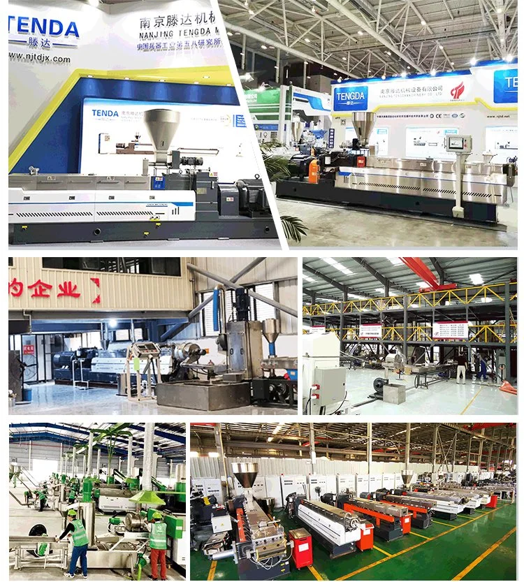 PP PE PVC Nanjing Single and Twin Bio Nanjing Lab Plastic Compounding Twin Screw Extruder Line Recycle for Plastic Pellet