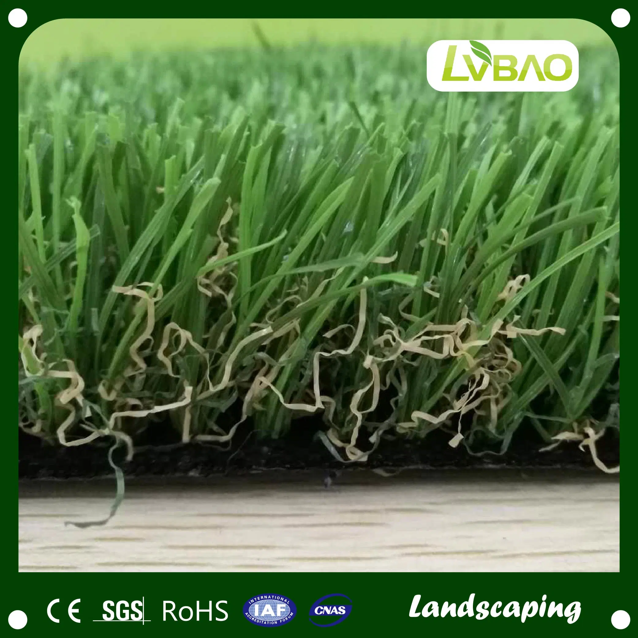 LVBAO CE Certificate Garden Landscape Artificial Grass With Sample Provided