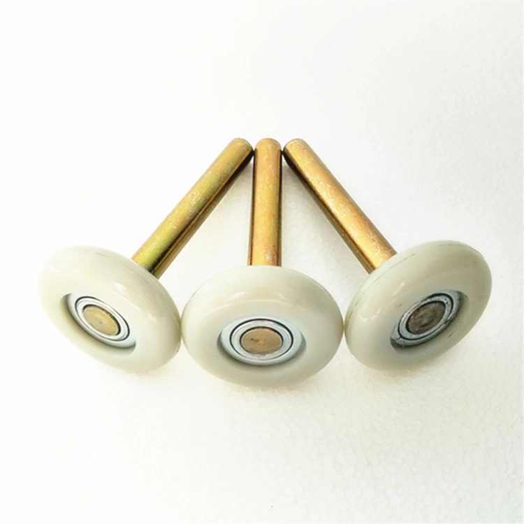 Beige 11 Balls 46*95mm Nylon Roller Belong Garage Door Hardware Parts