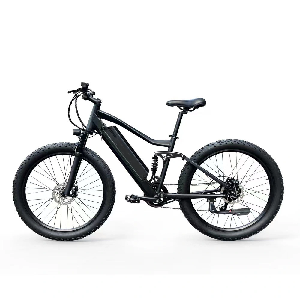 2023 New Mayebikes Dual Suspension Electric Bicycle 27.5'' 350W Mountain Ebike Aluminum Alloy Electric Mountain Bike