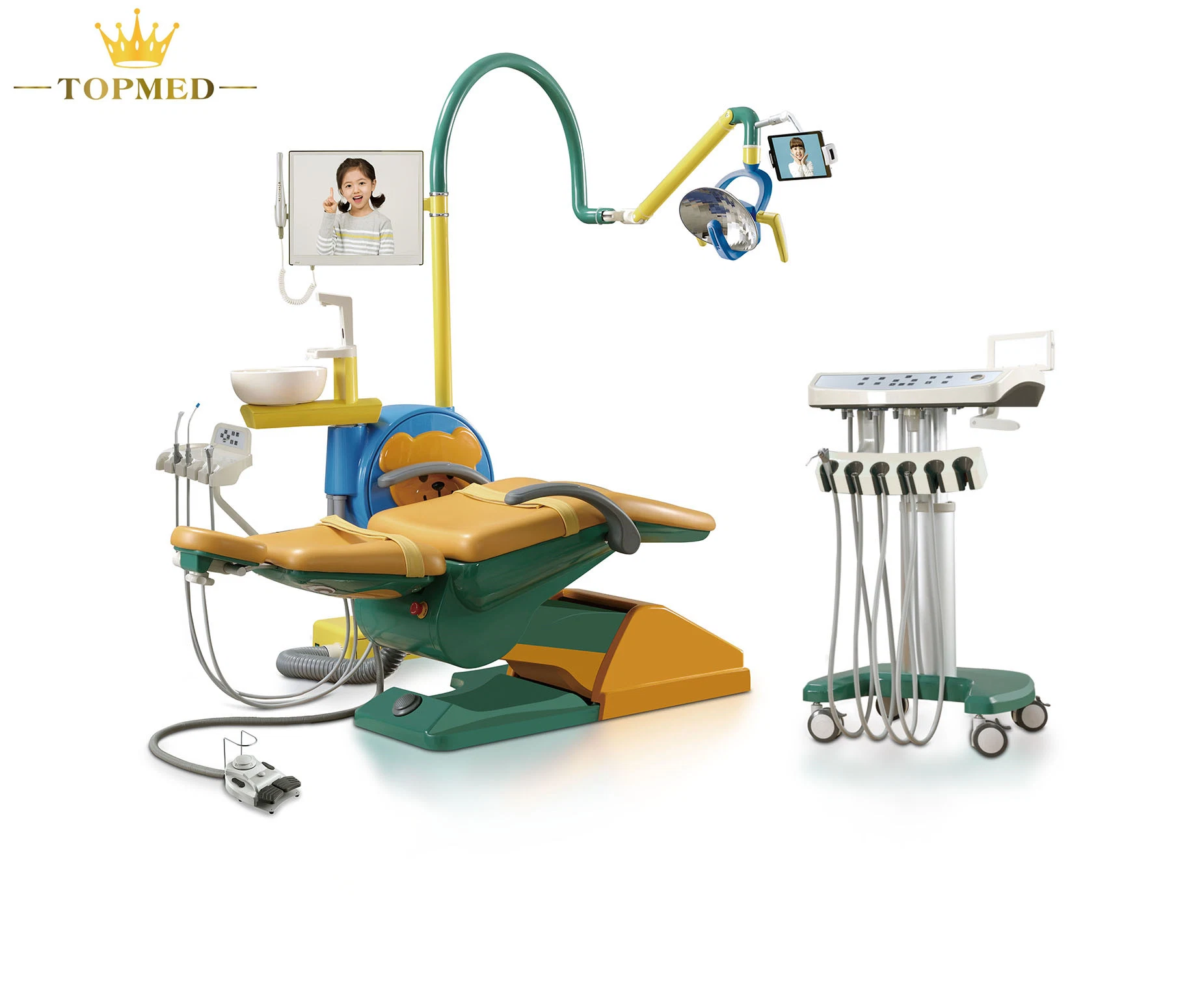 Medical Equipment Dental Products Dental Unit Chair, Dental Chair Supplier, Manufacturer, High Quality, Imported Motors