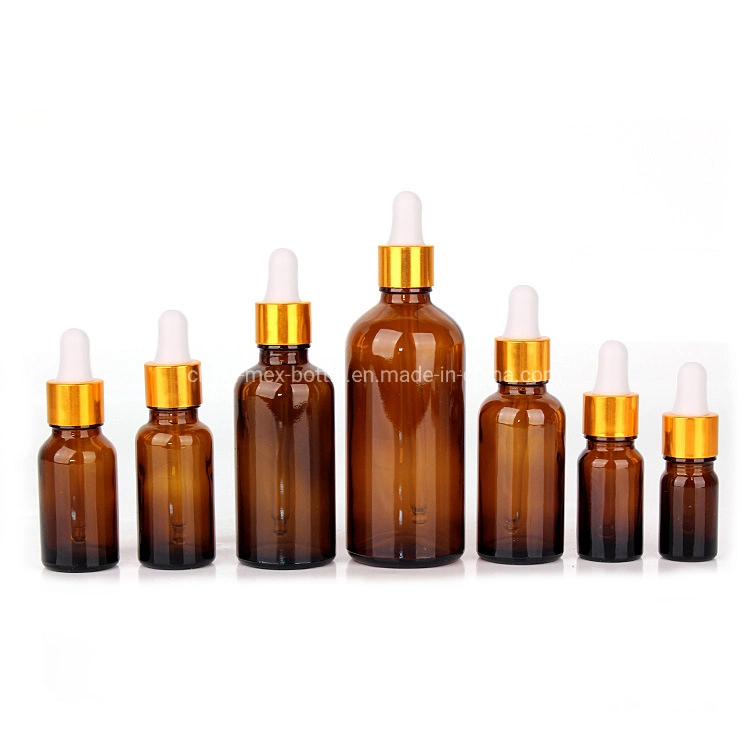 5ml-100ml Amber Glass Empty Essential Oil Bottle with Dropper