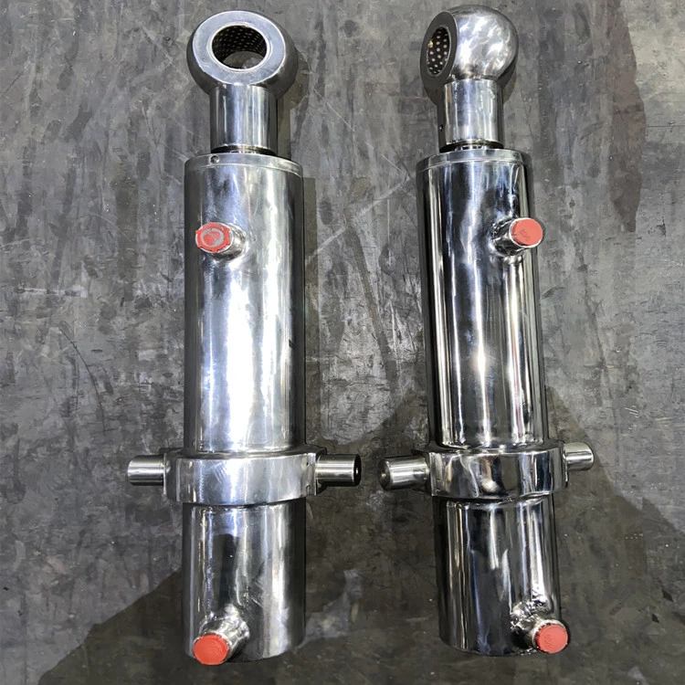 Factory Double Acting Stainless Steel Cylinder for Marine Boat